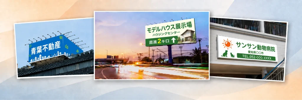 店舗看板・野立看板デザイン制作